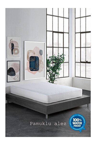 Genel Markalar Çift Kişilik Sıvı Geçirmez Pamuklu Fıtted Alez