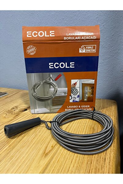 Veka Lavabo ve Gider Borusu Açma Teli – Ergonomik Saplı – Çelik Yaylı – 3 Metre