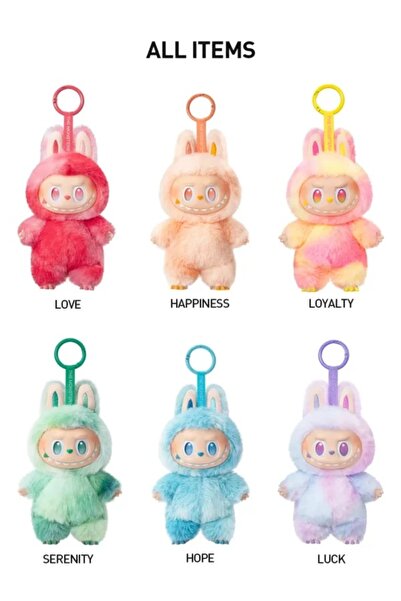 MACVI Labubu Plush Toy 18 Cm – Vinyl Face, Metal Keychain, Surprise Box