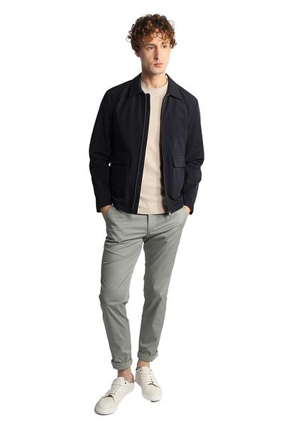 İgs Men's Navy Blue Spring Coat