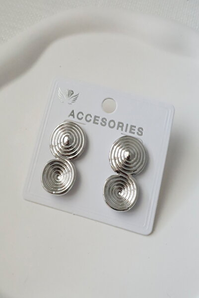 DEMOKAN Women's Earrings Double Loop Earrings