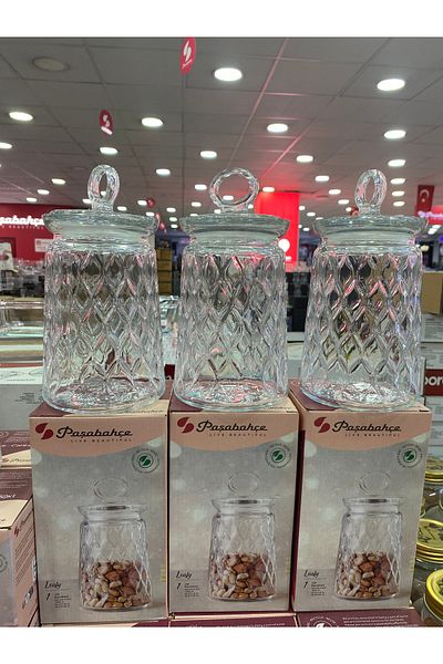 Paşabahçe Set of 2 Sizes of 6 Jars