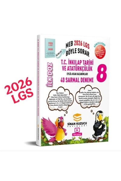 SİNAN KUZUCU YAYINLARI Sinan Kuzucu 8. Sınıf İlk Doz Sarmal Branş Denemeleri ...