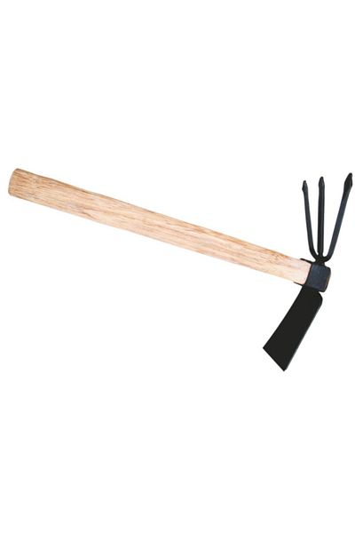 flores Forked hoe, wooden handle, black, 360 mm