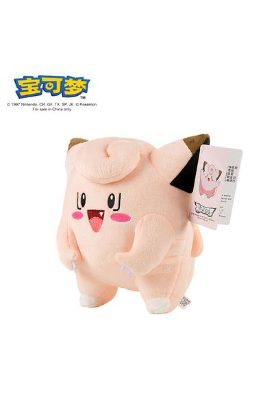 Choice Clefairy POKEMON Original Plush Toy Gengar Mimikyu Pikachu Charizard Genuine Kawaii Plush Doll Soft
