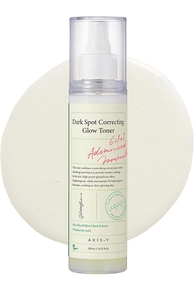 AXIS-Y Dark Spot Correcting Brightening Toner with 98% Glutathione & 5% Niacinamide, Brightening & S
