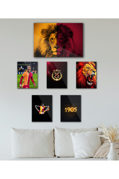 Pi Dekorasyon "Gǎlațasaray" Efsane Taraftar Aslan Leroy Sane Şampiyon Cimbom ...