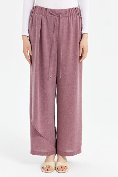 Nihan Bol Paça Pantolon Gül Kurusu