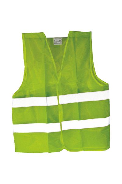 flores Thick reflective vest, with signal stripes, green, size XL