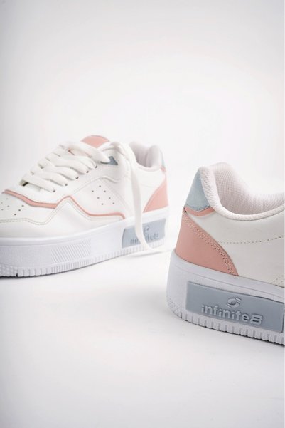 infinite8 Kadın Beyaz Sneaker Spor Ayakkabı