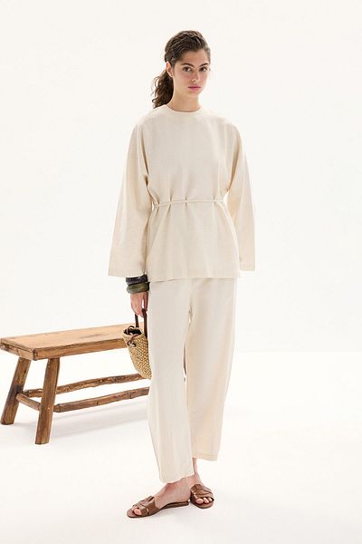 Hooopstore Φυσική μπλούζα Organic Blend Crew Neck