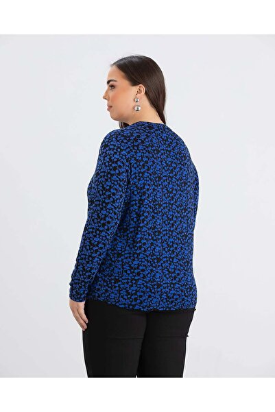 ModaMinar Жіноча сорочка з принтом з бавовняної тканини