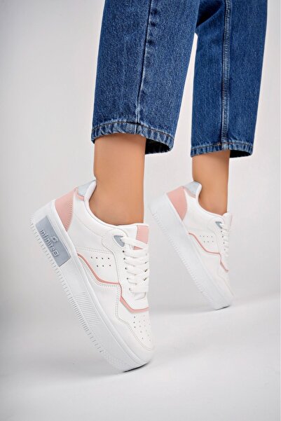 infinite8 Kadın Beyaz Sneaker Spor Ayakkabı