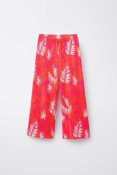 e-çocuk Pleated Patterned Trousers N021