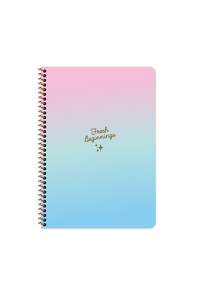Keskin Colors Sharp Color A4 Lined Spiral Fairy Powder Notebook |   80 Sheets