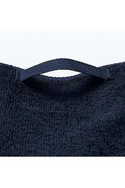 Muji منشفة حمام كبيرة مزدوجة الوبر مع حلقة، عرض 70 × طول 140 سم
