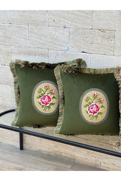 Handmade Goblen El İşleme Kırlent