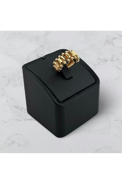 Has Kuyumcum 14 Ayar Altın Dorika Toplu İtalyan Yüzük