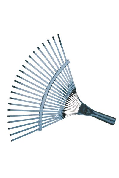 flores Mini rake with 22 teeth, for leaves, without handle, 410 mm