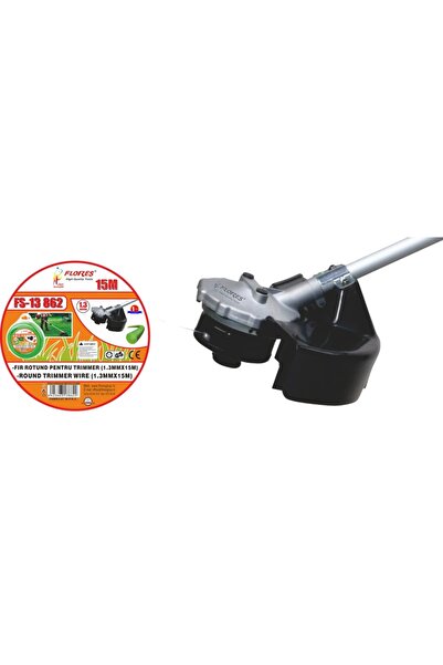 flores Кръгла тримерна корда, 1,3 мм x 15 м