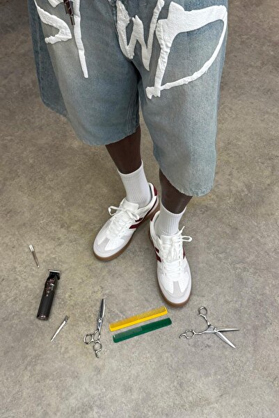 Pull & Bear STWD super baggy denim bermuda