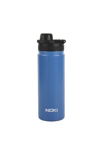 Noki Blue Steel Flask Screw Cap with Carrying Handle / 540 ml