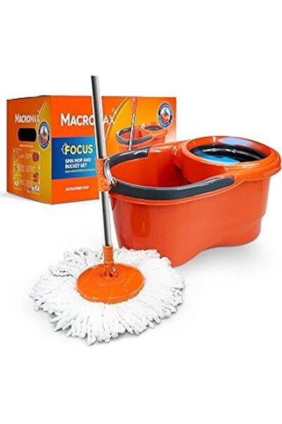 Genel Markalar Macromax Focus Temizlik Seti, Pedalsız Döer Sıkmalı 360 Başlık...