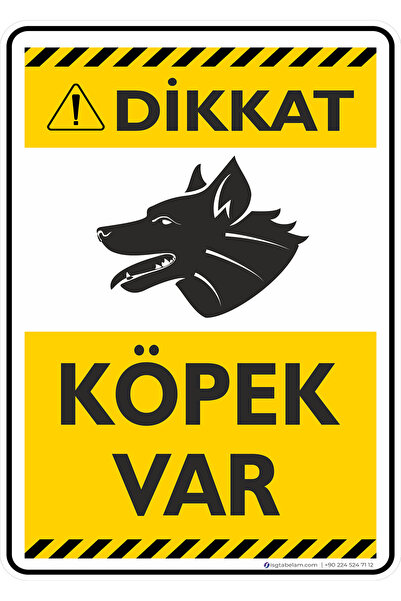 isgtabelam 25X35Cm/Composite/Attention There Is a Dog!/V2