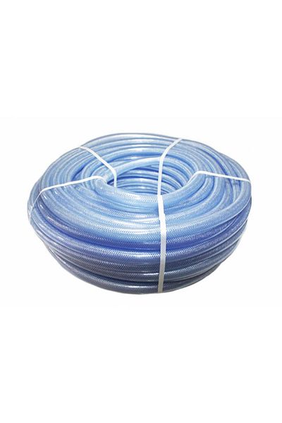 flores Transparent silicone water hose with insert, 3/4, 50 m