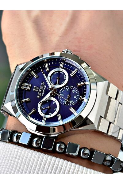 Reward Gümüş Renk Fonksiyonlu Büyük Kasa Erkek Kol Saati + BİLEKLİK HEDİYELİ