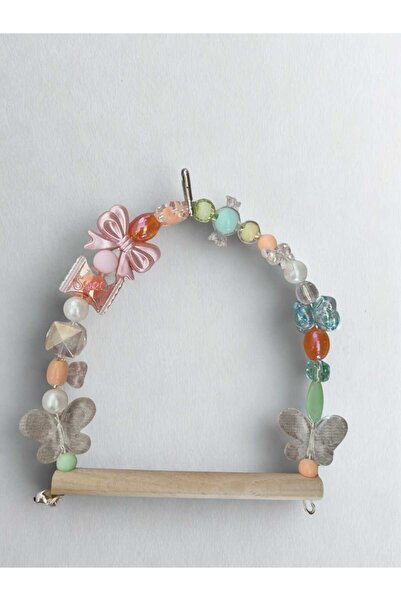 PAWOOD Muhabbet Kuşu Salıncağı (BONCUK ŞEKİLLERİ FARKLILIK GÖSTEREBİLİR)