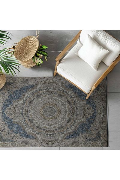 Alkaffary Al-Qafari Bashayer Blue Carpet 1.65X2.60
