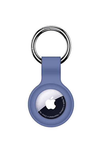 Sneezy Breloc de protecție din silicon compatibil cu Airtag, cu spatele închi...