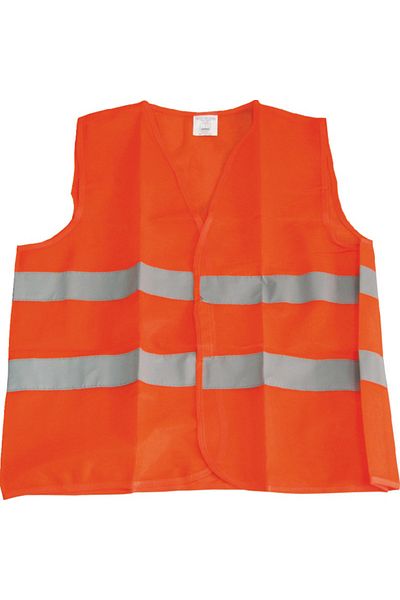 flores Thick reflective vest, with signal stripes, orange, size XXXL