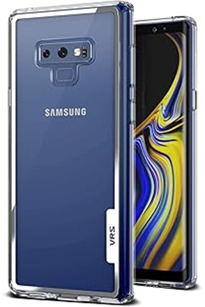 Genel Markalar Vrs Design Vrs93591 Galaxy Note 9 Crystal Chrome Kılıf, Arka Kapak, Şeffaf