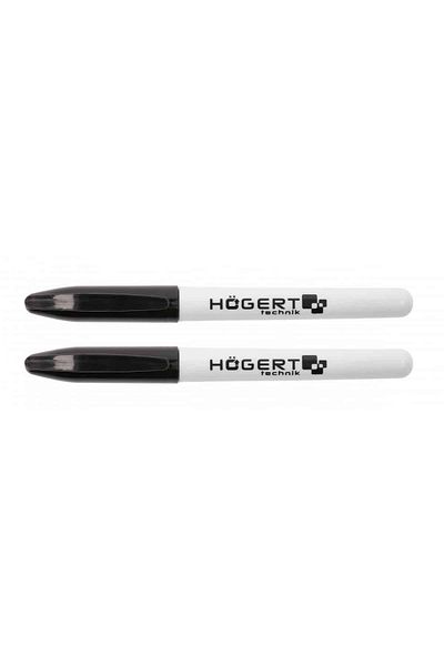 Hogert Marker permanent universal, 2 bucăți, negru HOGERT / HT3B779