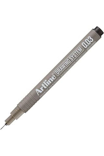 artline Kdroglu Drawing System 0.03 Drawing Pen Nib 0.03 mm Black New Design 1109836