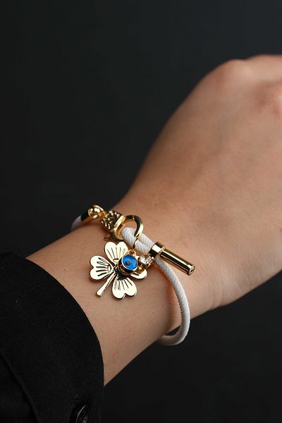 Jack Ferrero Women's Colorful Drawn Evil Eye Bracelet