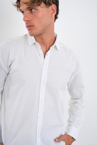 Redline Infinity Men's Comfort Fit Shirt White