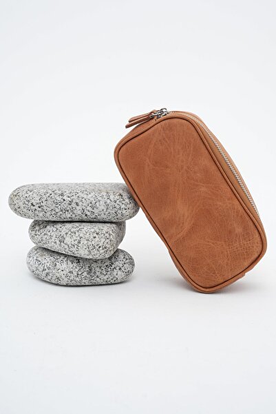 Deri Company Men's Leather Handbag Tan 116519