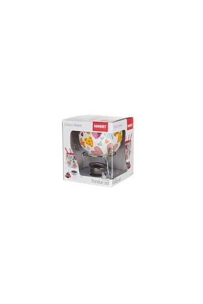 BANQUET Set chocolate fondue Banquet Hearts 6 pieces