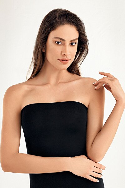 Şahinler Women's Lycra Strapless Body Hugging Undershirt