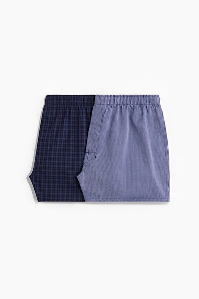 H&M 2'li Dokuma Boxer Şort