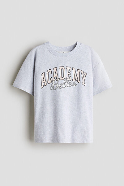 H&M Pamuklu Oversize Tişört