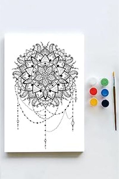 AMAZON TOHUM (21577) Madala Canvas Painting Painting Hobby Set 6 (40X60Cm)