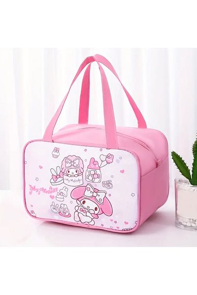 So Iconic Cutie de prânz pentru copii cu izolare termică Sanrio My Melody / Geantă de prânz de culoare roz