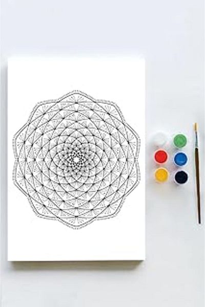 AMAZON TOHUM (21610) Madala Canvas Painting Painting Hobby Set 5 (40X60Cm)