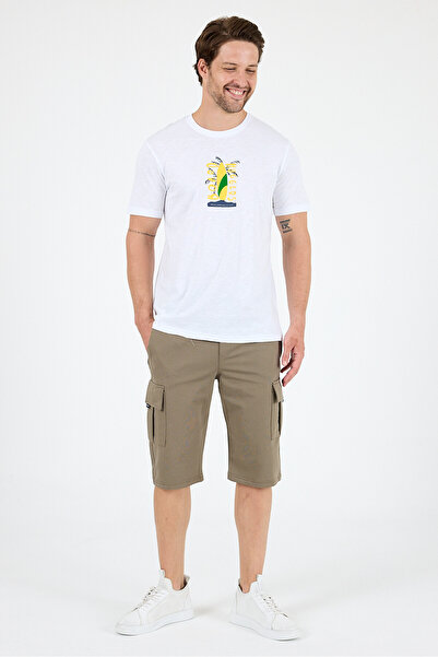 Rodi Men's 100% Cotton Crew Neck Short Sleeve Printed T-Shirt Comfortable and Stylish Casual Men's T-Shirt 0007