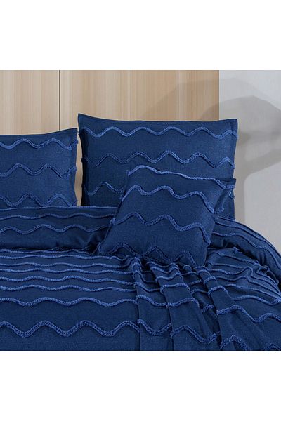 Lief Home Double Bedspread Set 240X240 cm + 2 Pillowcases + 1 Throw Pillow Case