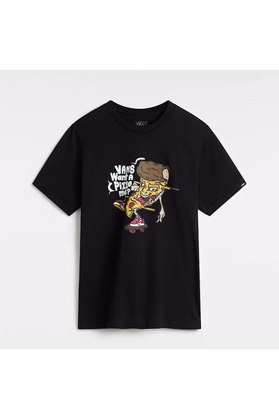 Vans Pizza Me Ss Çocuk Siyah T-Shirt